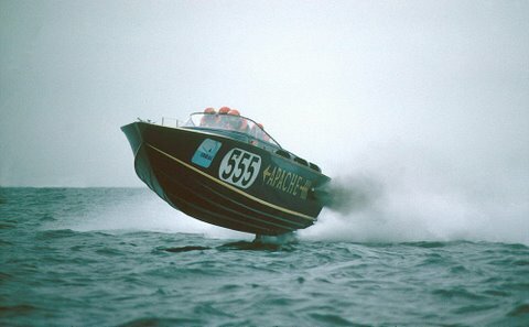 APACHE in full flight and moving to her new home - 1979