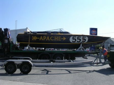 APACHE in full flight and moving to her new home - 1979